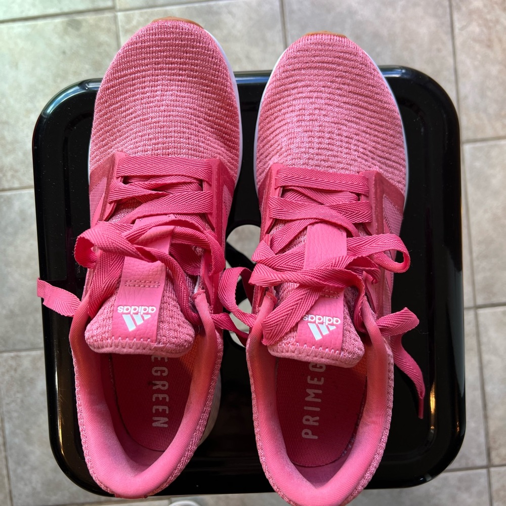 Adidas prime green running shoes